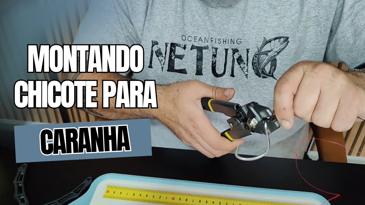 🪢Chicote Para Pesca de Caranha  - Passo a Passo