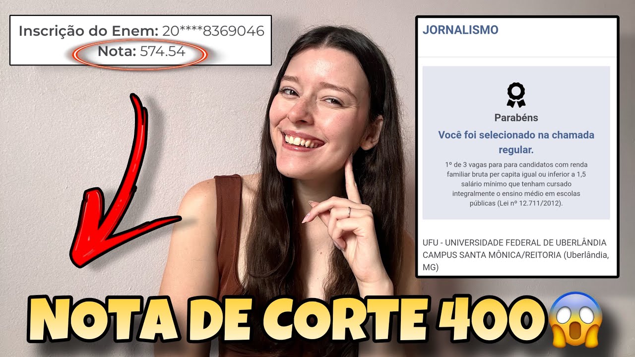 AS MENORES NOTAS DE CORTE DO SISU😱| Dá Pra Passar no Enem com Nota Baixa!!!