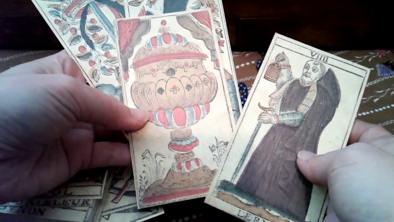 Tarot de Besancon (J.B. Benois, Strasbourg, France, c 1700s; Il Meneghello, 2nd ed, Milan, 2000)