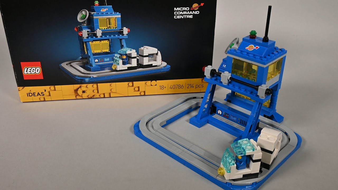Cheapest Space monorail? LEGO IDEAS 40786 Micro Command Centre Review #space #lego #monorail