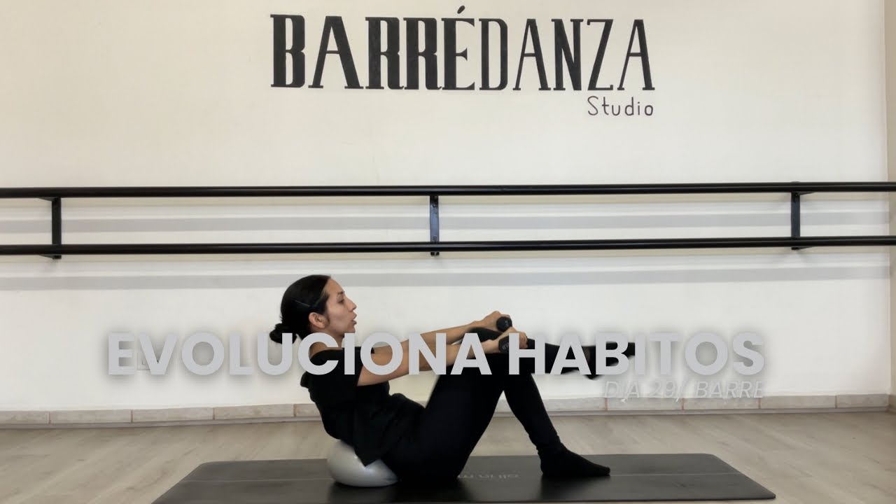 DIA 29 | RETO 30 DÍAS BARRE | CARDIO + ABS (barra+pelota+pesas)
