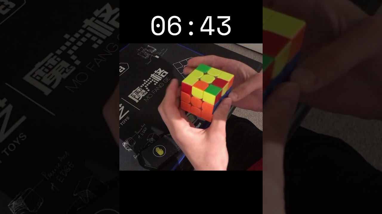 Rubik's Cube Solved in 10.34 Seconds #cubing #puzzle #speedsolve #rubikscube #fast