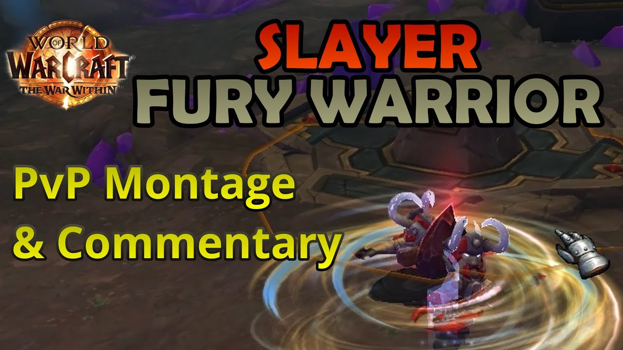 WOW The War Within Beta PvP | Slayer Fury Warrior | PvP Montage & Commentary