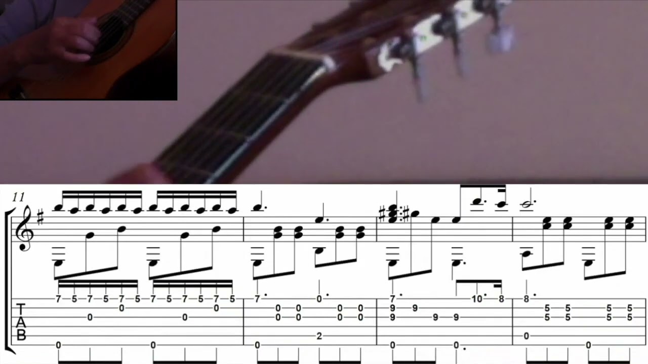 Gramophone waltz - Eugen Doga | Guitar TAB