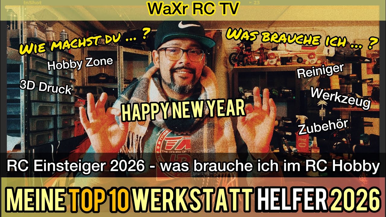 Meine TOP 10 Werkstatt Helfer 2026 - Was kann man im RC Hobby so alles gebrauchen!? 