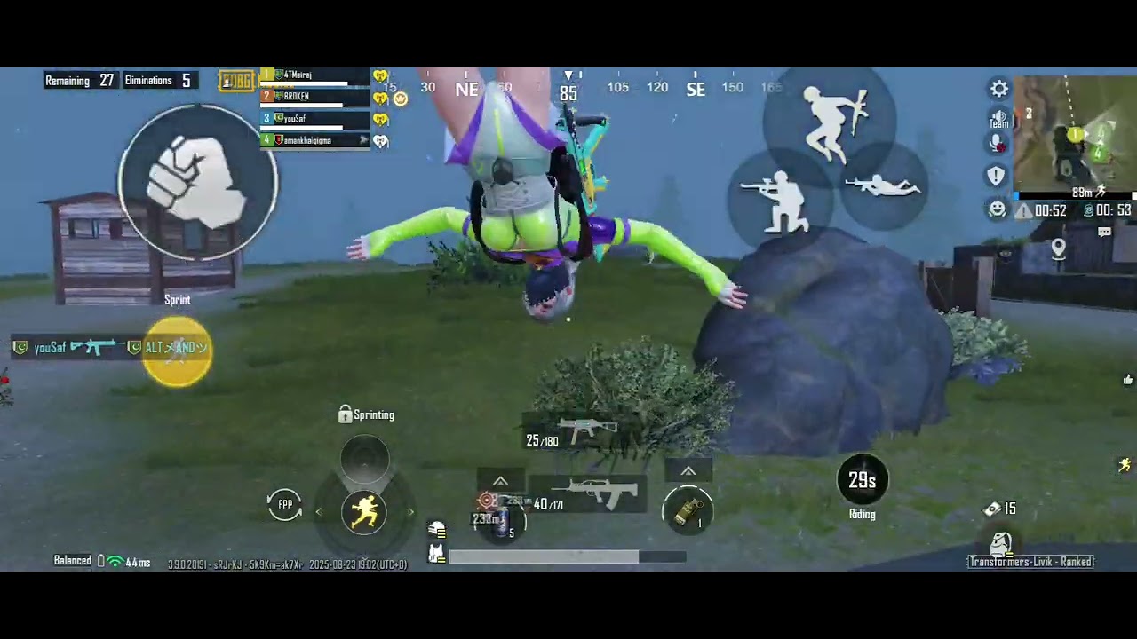 First time playing pubg