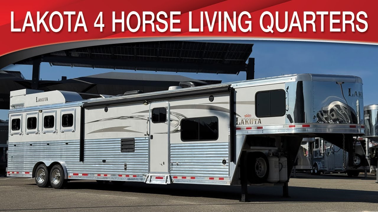 Lakota Charger 4 Horse Living Quarters