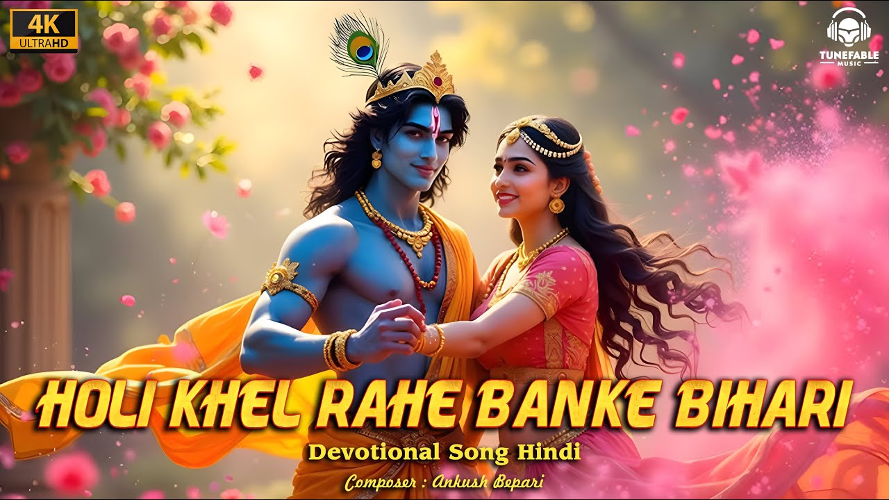 Holi Khel Rahe Banke Bihari | Krishna Bhajan | Devotional Song Hindi | TUNEFABLE MUSIC