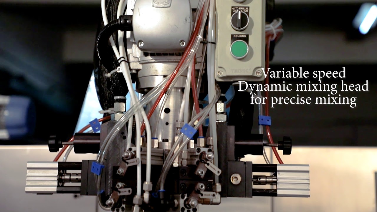 PU dispensing machine PU casting machine PU elastomer meter mix dispensing machine zealot ent.