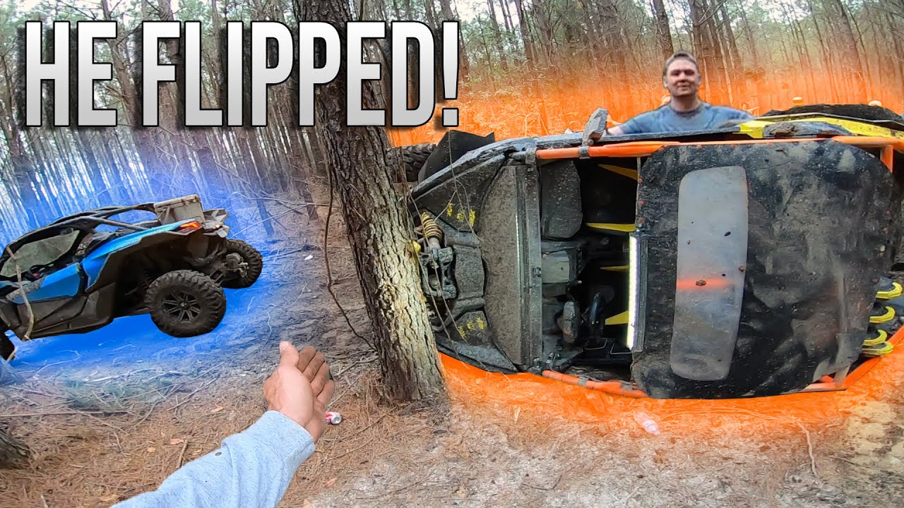 FLIPPED CAN-AM X3 AT DEEPCREEK ATV PARK!!!