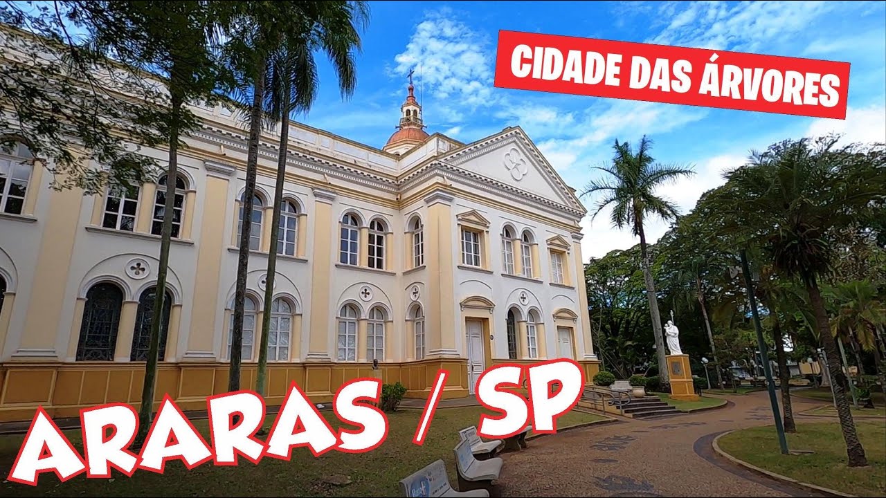 ARARAS / SP. A Cidade das Árvores . Caminhando pelo Centro da Cidade. Dezembro/2022
