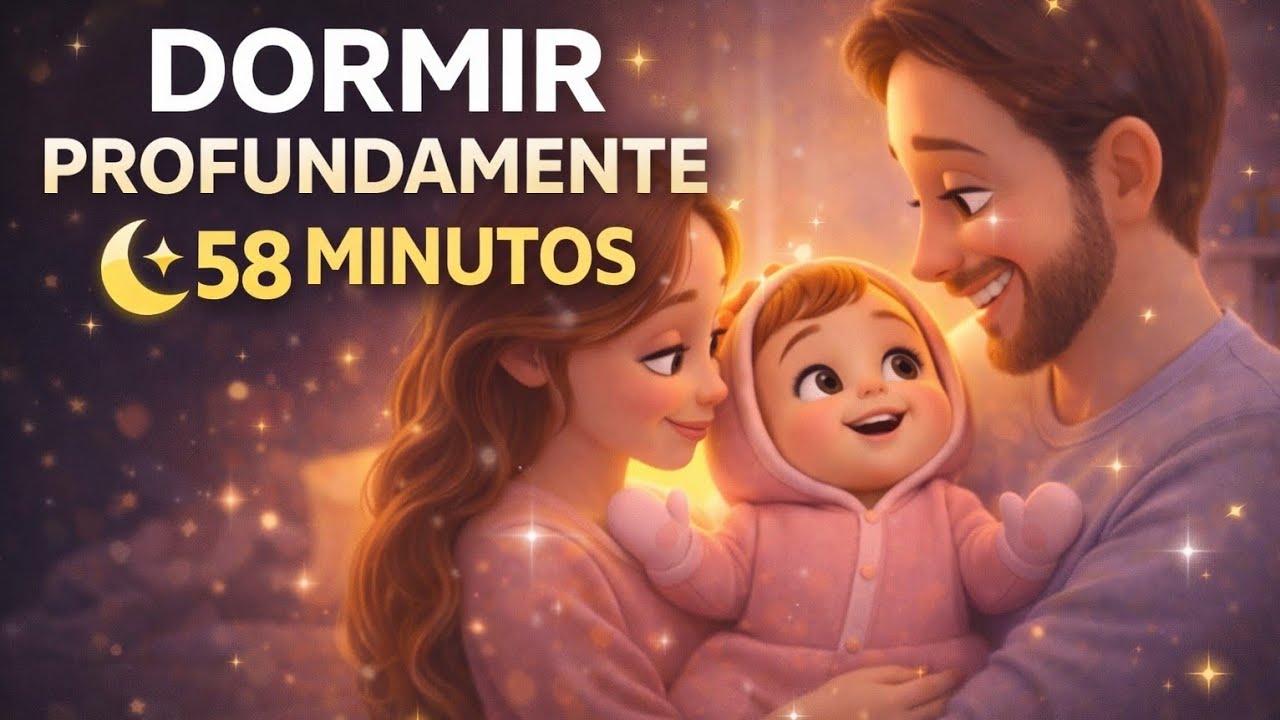 💤Música de Ninar para Bebê Dormir Profundamente 🌙 58 Minutos de Canções de Ninar Suaves e Relaxantes