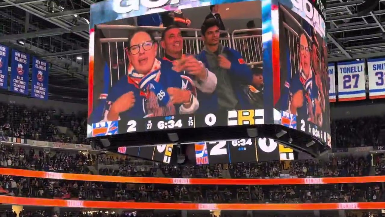 New York Islanders goal horn at UBS Arena