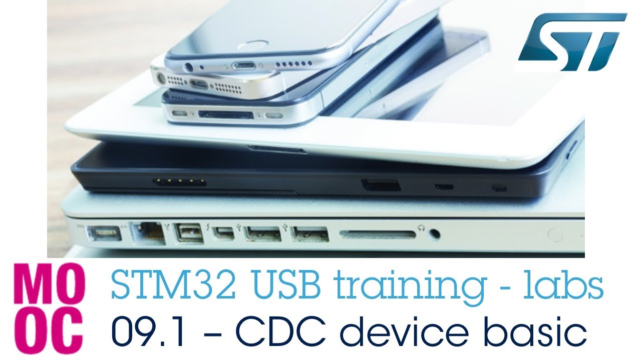 STM32 USB training - 09.1 USB CDC device basic labs
