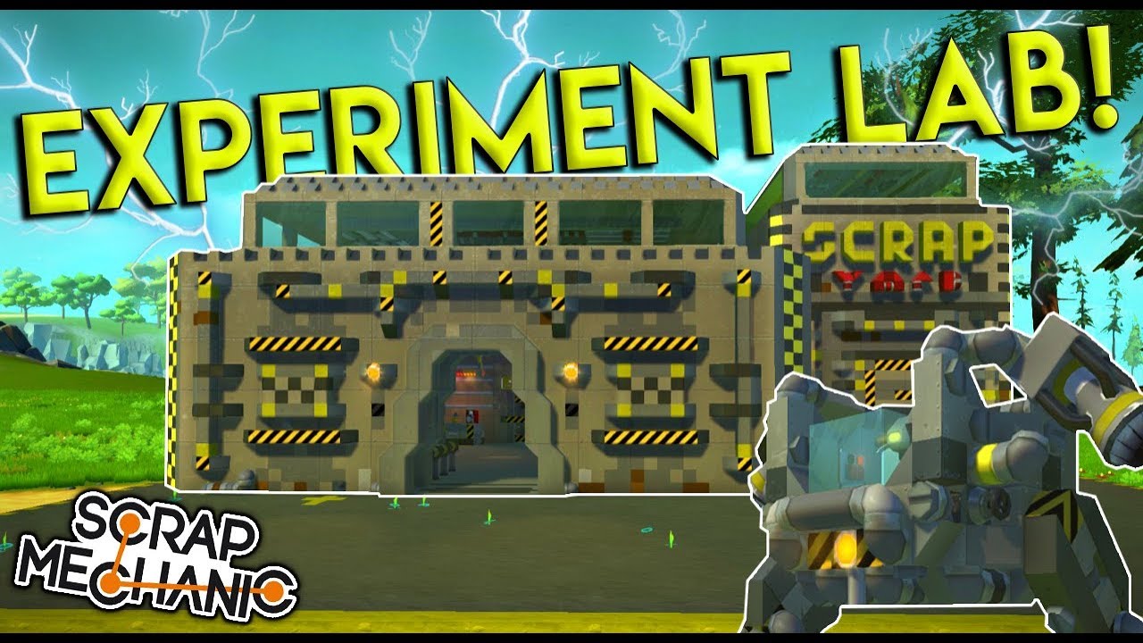 SCRAPYARD LAB & PISTON WALKERS! - Scrap Mechanic Creations Gameplay