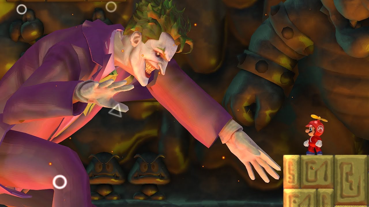 The Joker Boss Fight in New Super Mario Bros. Wii