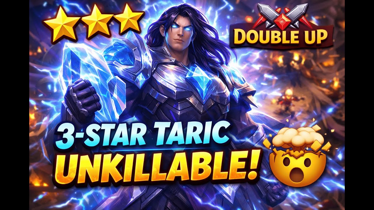 3 Star Taric = Auto-Win | TFT Double Up Set 16