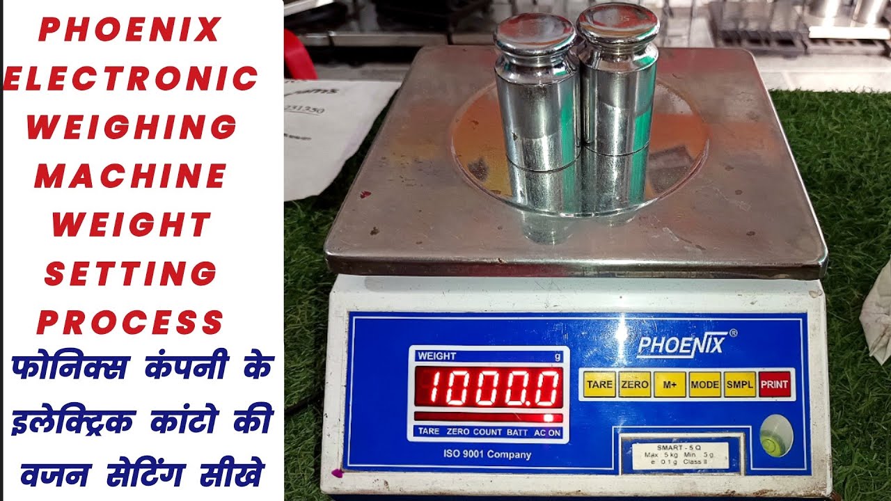 Phoenix Electronic Weighing Scale Calibration Process