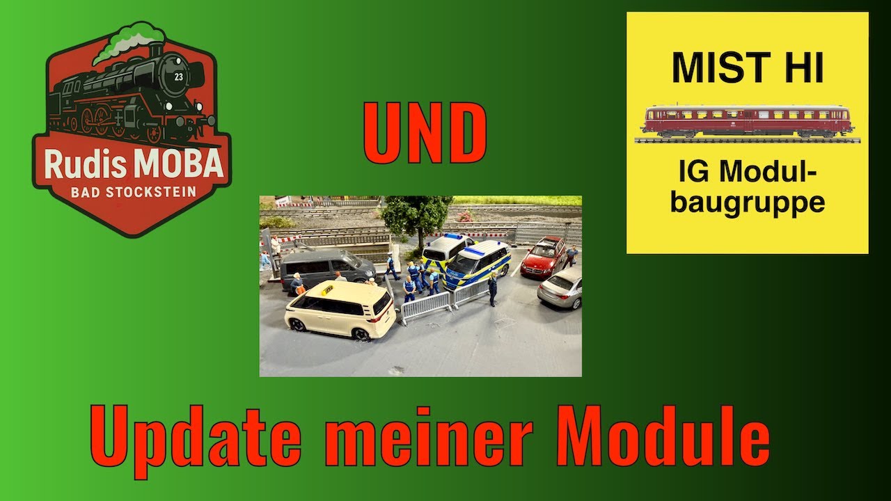 Optimierung meiner Konzertbühne zur Faszination Modellbahn in Mannheim