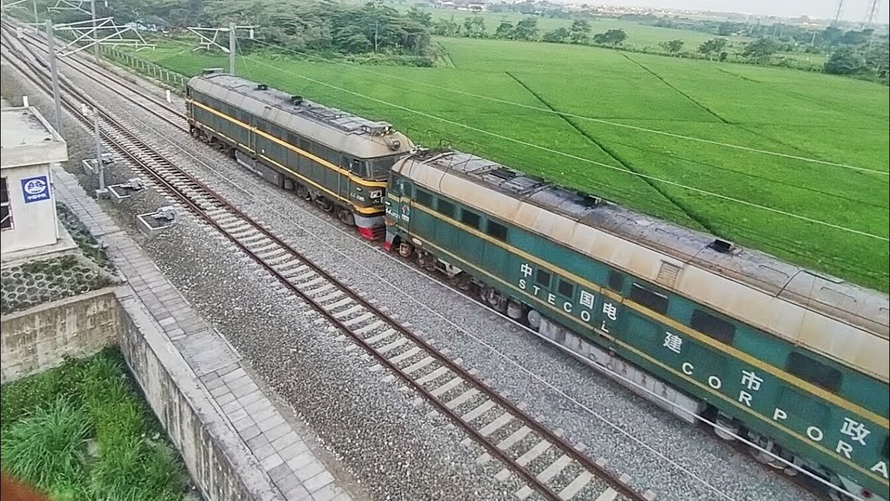 BALLAST TRAIN on Bullet Train Construction 