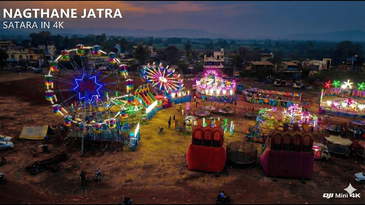 Nagthane Jatra 2026 | Satara in Stunning 4K | DJI Mini Drone View