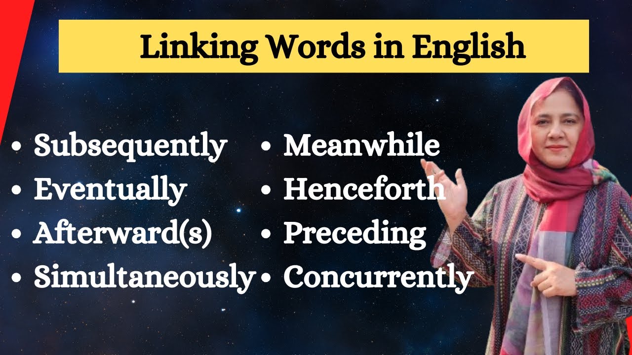 Linking Words in English - For Spoken English and Academic Writing