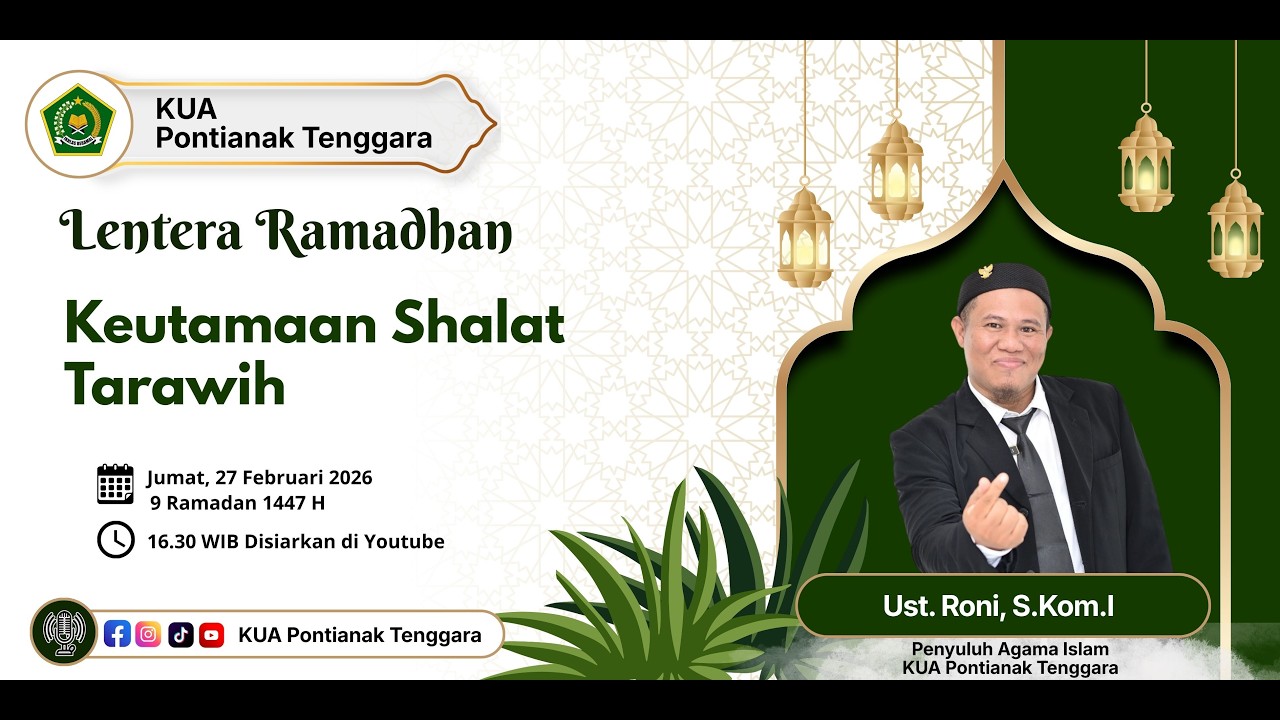 Keutamaan Sholat Tarawih //// Ustadz Roni, S. Kom.I