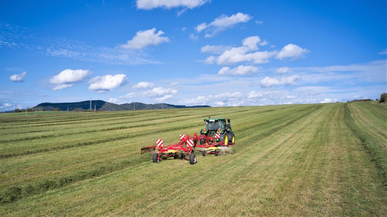 JOHN DEERE 5080R & PÖTTINGER EUROTOP 651 - [4K Resolution]