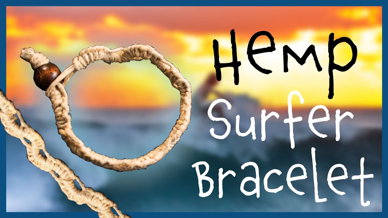 Ocean Waves Hemp Bracelet