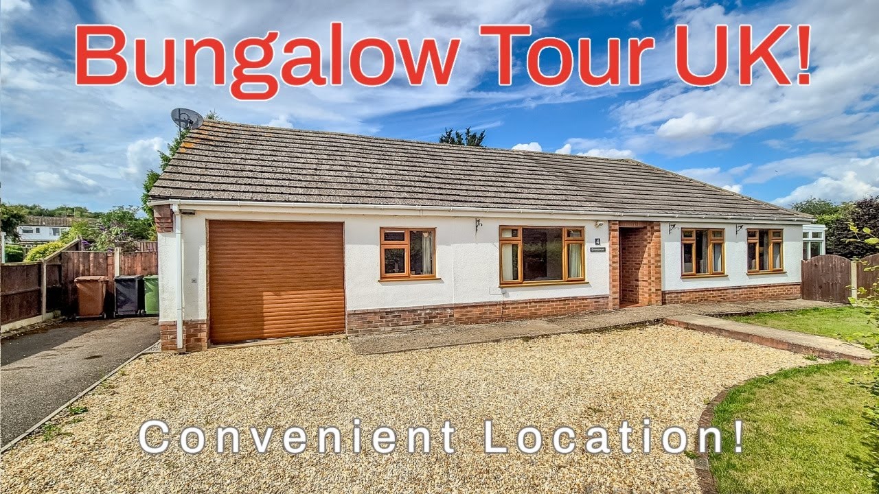 BUNGALOW TOUR UK  Two Shower Rooms!  &pound;270,000 Swaffham, Norfolk, Longsons Estate Agents.