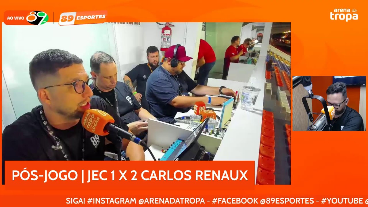 AO VIVO! CARLOS RENAUX X JEC  | CAMPEONATO CATARINENSE | ARENA SIMON
