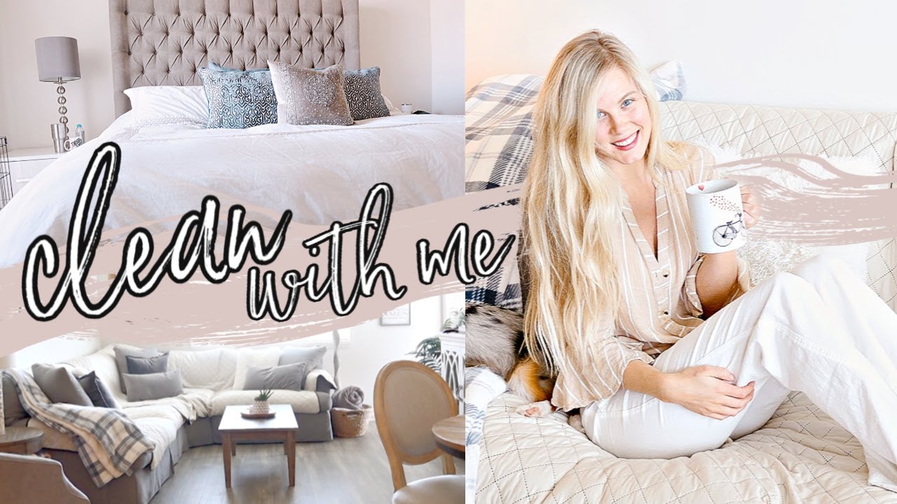 Daily cleaning routine! Clean with me 2020 // Cleaning motivation for when you're LAZY! 🧹