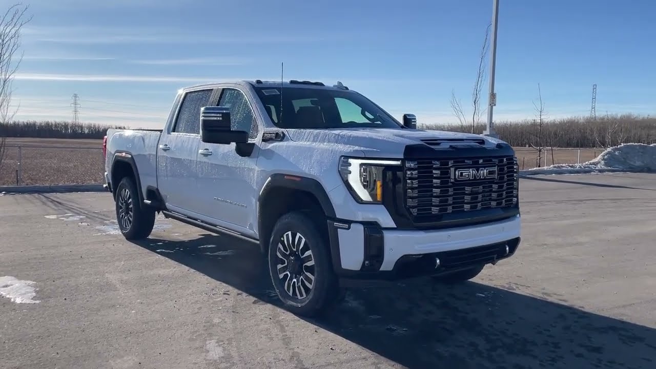 White 2026 GMC Sierra 2500HD Denali Ultimate Calgary AB Wolfe Auto Group