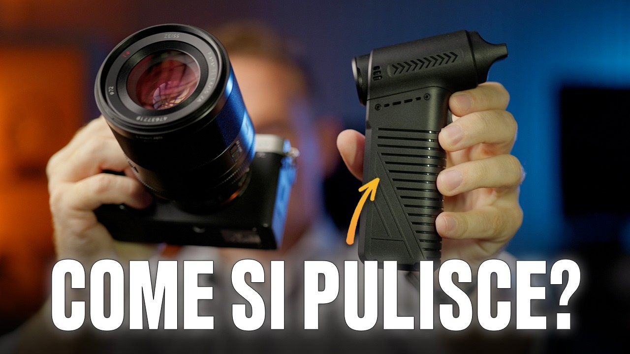 🌬️ Come Pulire la Fotocamera dalla Polvere con 3 Soluzioni 💨 JJC Mini Electric Air Blower FUNZIONA!