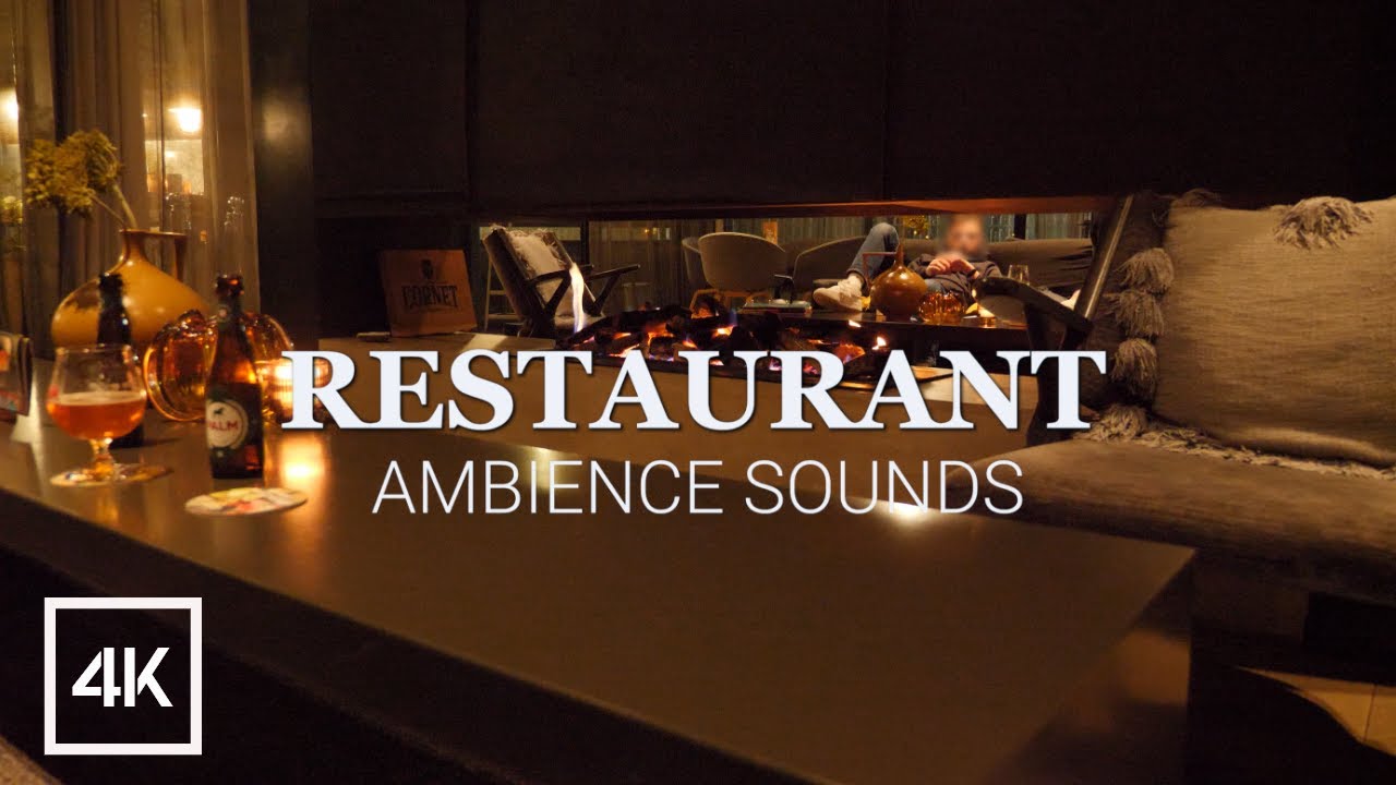 Exclusive Trendy Hotel Bar Lounge Ambience | Background Talking Noise ASMR