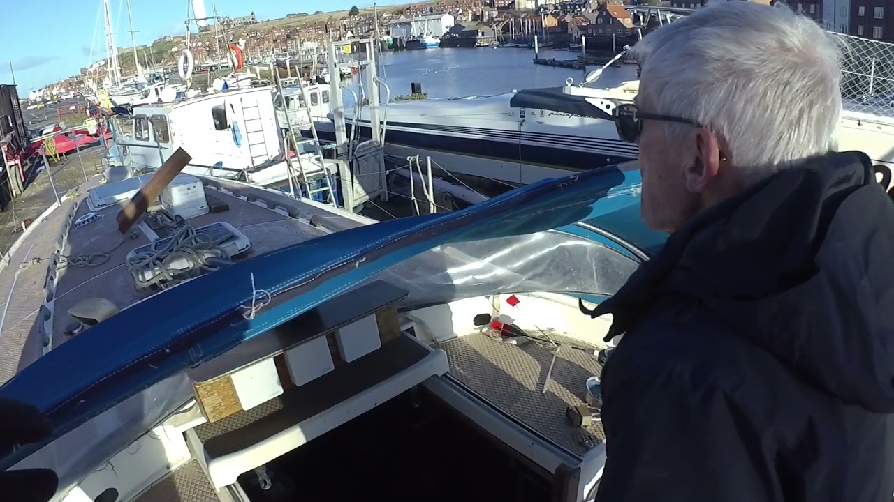 Westerly 33 in the boat yard at Whitby