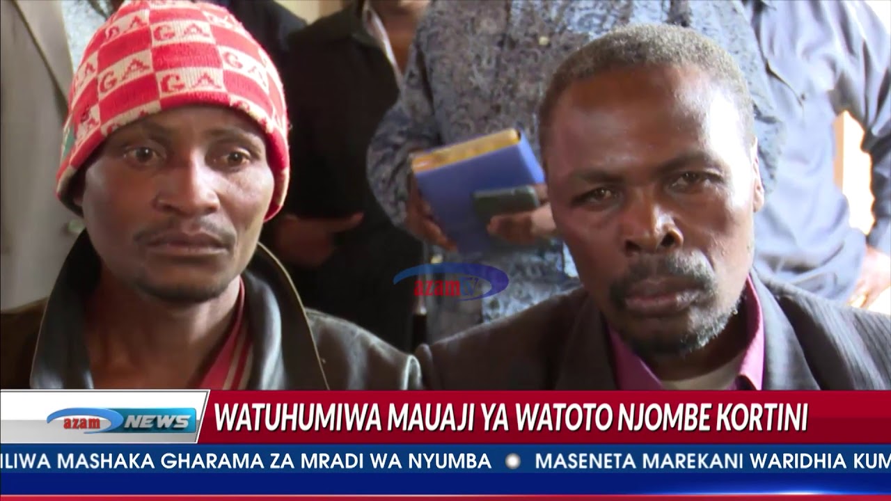 Watuhumiwa wa mauaji ya watoto mkoani Njombe wafikishwa mahakamani
