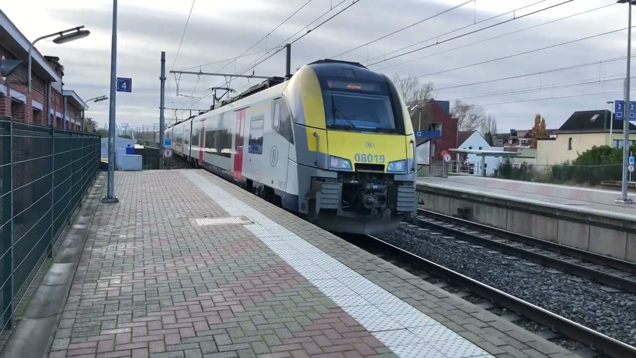 NMBS / SNCB Trains | Duffel, Sint-Katelijne-Waver, Weerde, Eppegem, (BE) - 4K