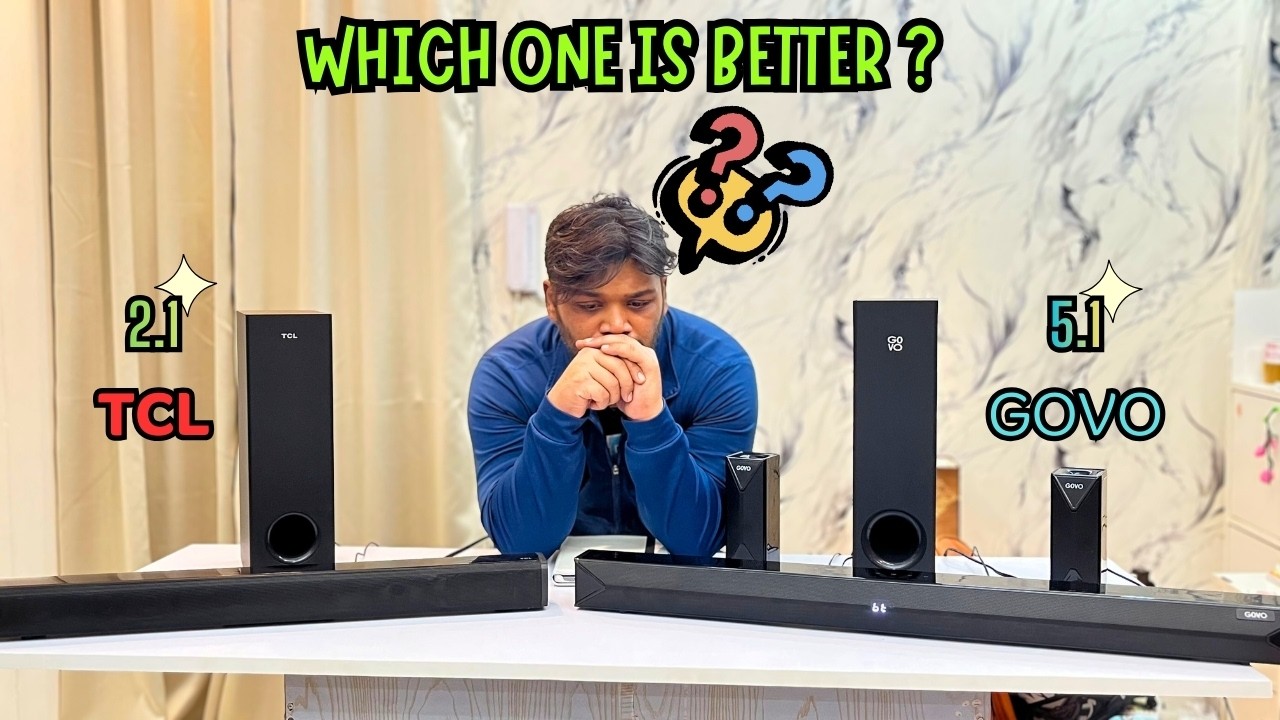 5.1 vs 2.1 Soundbar! 😱 GOVO 955 Pro vs TCL S332W: Kaun hai Real King? 👑