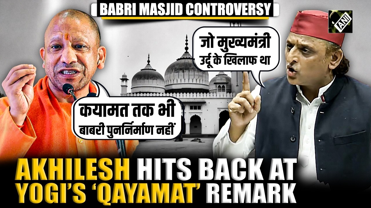 “When BJP weakens, they turn communal,” Akhilesh Yadav hits back at CM Yogi over Babri remark