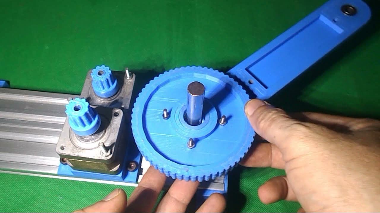 Scara Robot Arm Arduino Control Homemade Robotic 3D Printer Frame DIY #diy #homemade #3dprinter