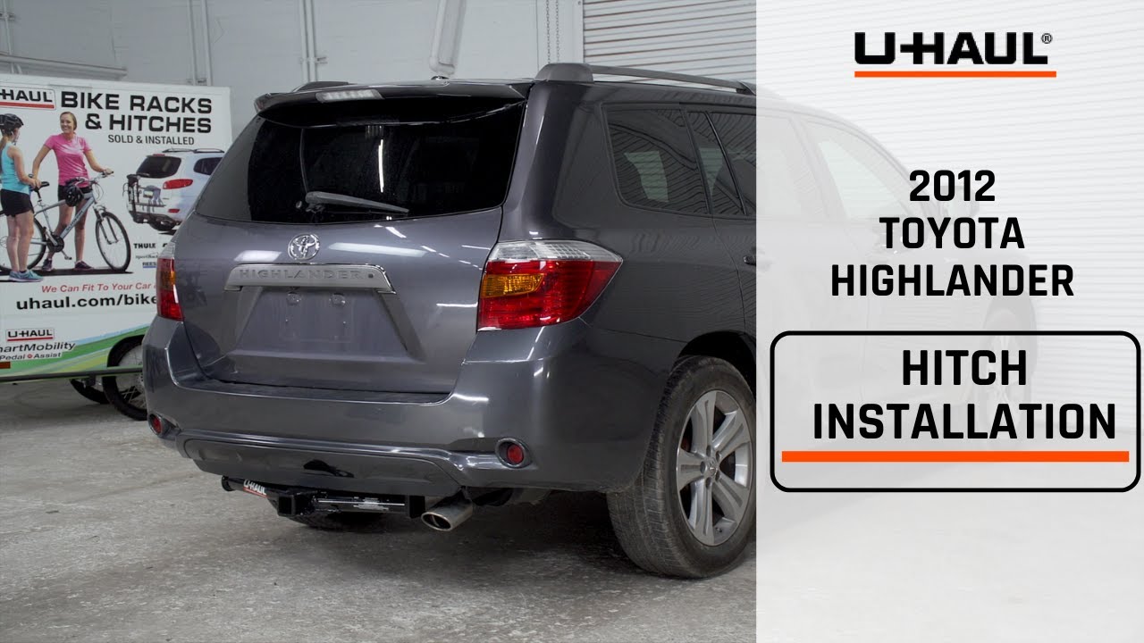 2012 Toyota Highlander Trailer Hitch Installation