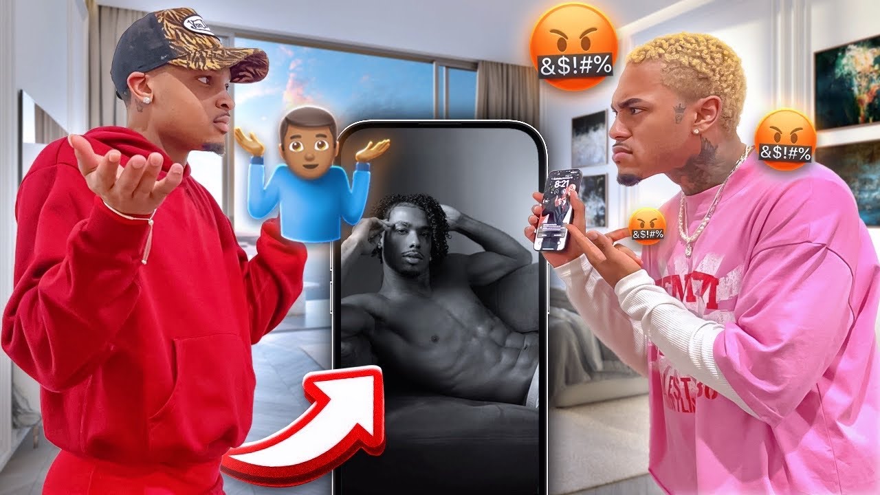 VLOGMAS 🎄 DAY 27 :PUTTING MY CRUSHES EX ON MY LOCKSCREEN TO GET HIS REACTION 🤦🏽‍♂️*HE HIT ME*