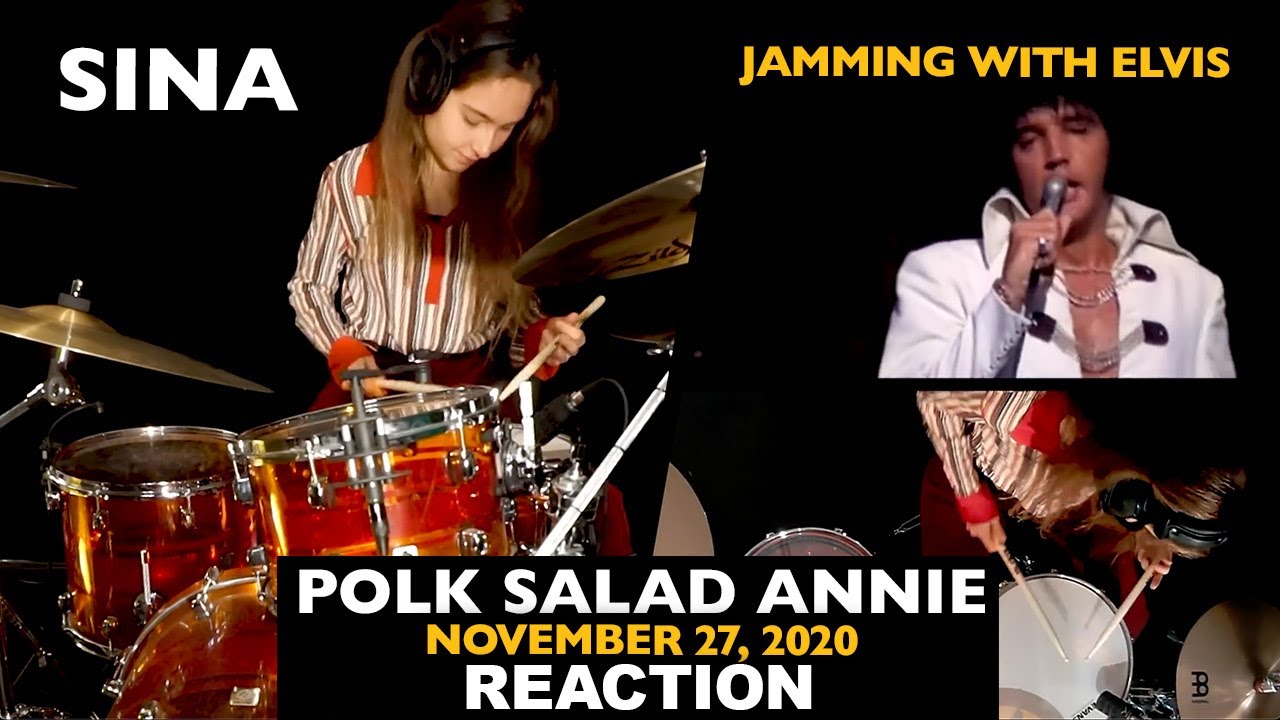 Musicians REACT to Sina Drums: Polk Salad Annie (2020) Elvis cover with Elvis Footage