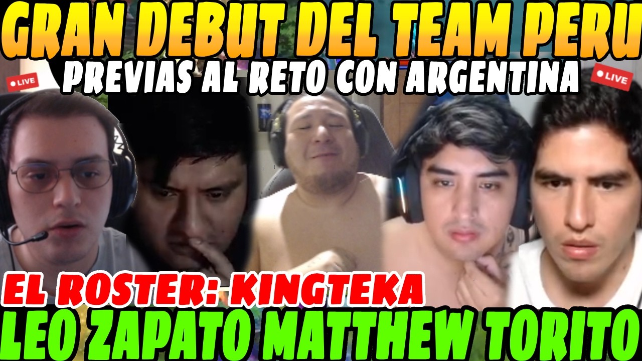 😲Debut OFICIAL del Team PERÚ previas al enfrentamiento con ARGENTINA😲| Juegan Torneo de 500 Soles😲