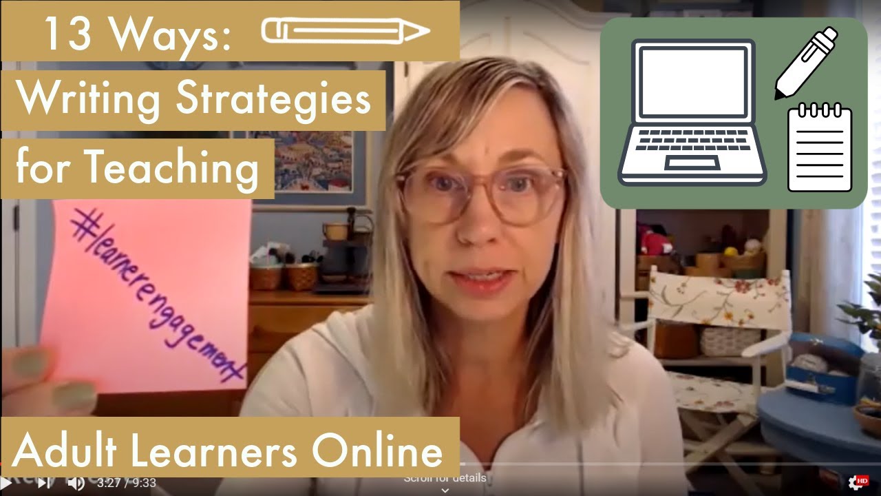 13 Ways - Writing Strategies for Teaching Adult Learners Online