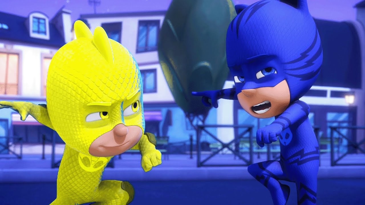 Yellow Gekko | Catboy and Gekko's Robot Rampage | PICK YOUR FAV COLOR | PJ Masks Funny Colors