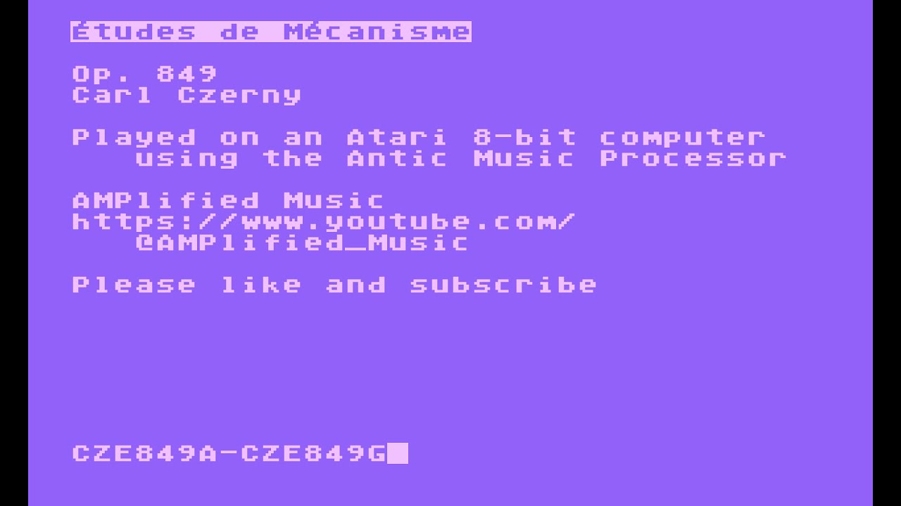 Études de Mécanisme – Carl Czerny