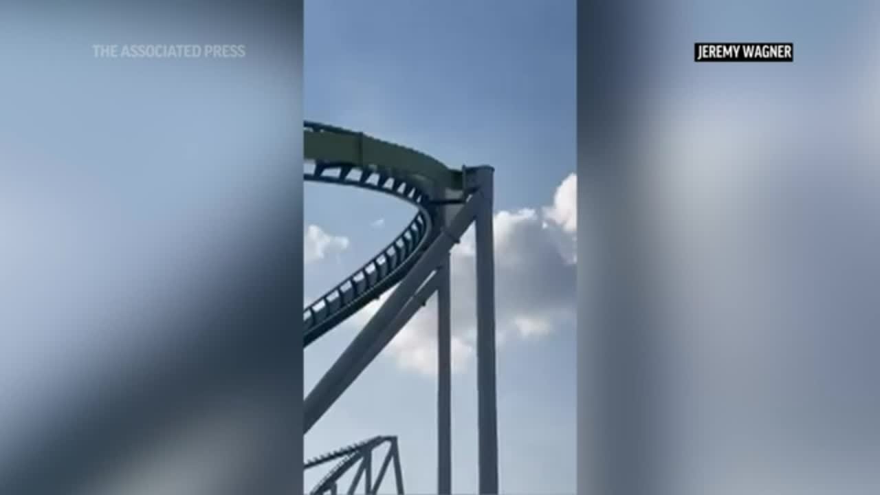 Roller coaster closed after video shows cracked support beam
