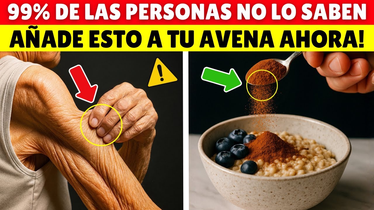 Adi&oacute;s Sarcopenia: A&ntilde;ade Esto A Tu Avena Para REGENERAR M&Uacute;SCULO Despu&eacute;s De Los 60